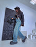 BLUE denim pants "T6272-6 BEST OF TITAN"